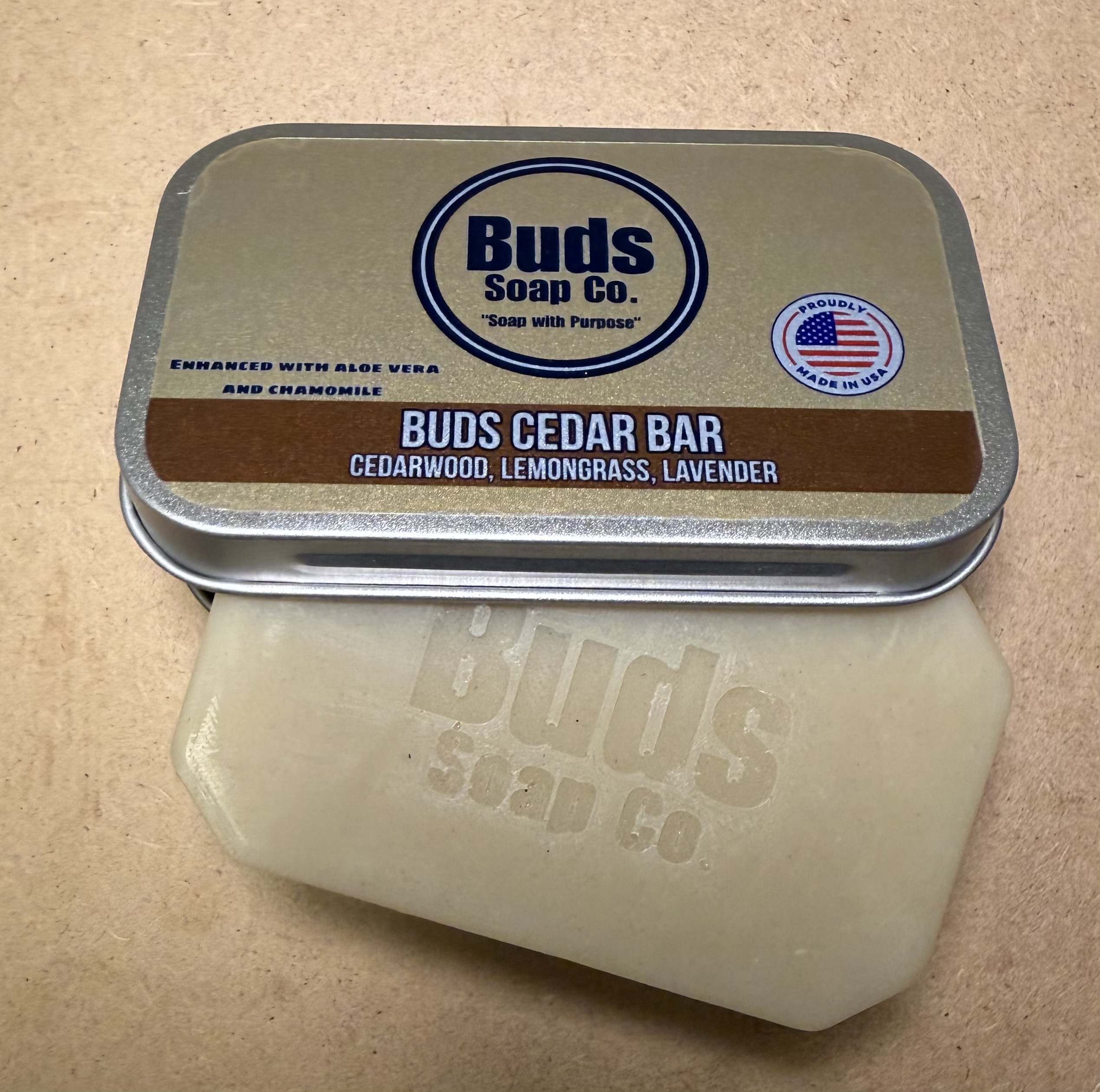 Buds Cedar Soap Bar