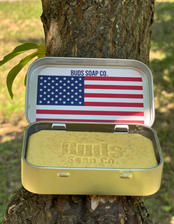 Buds Orange Soap Bar Container