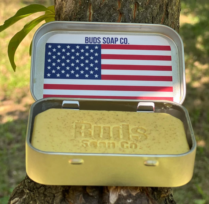 Buds Orange Soap Bar Container